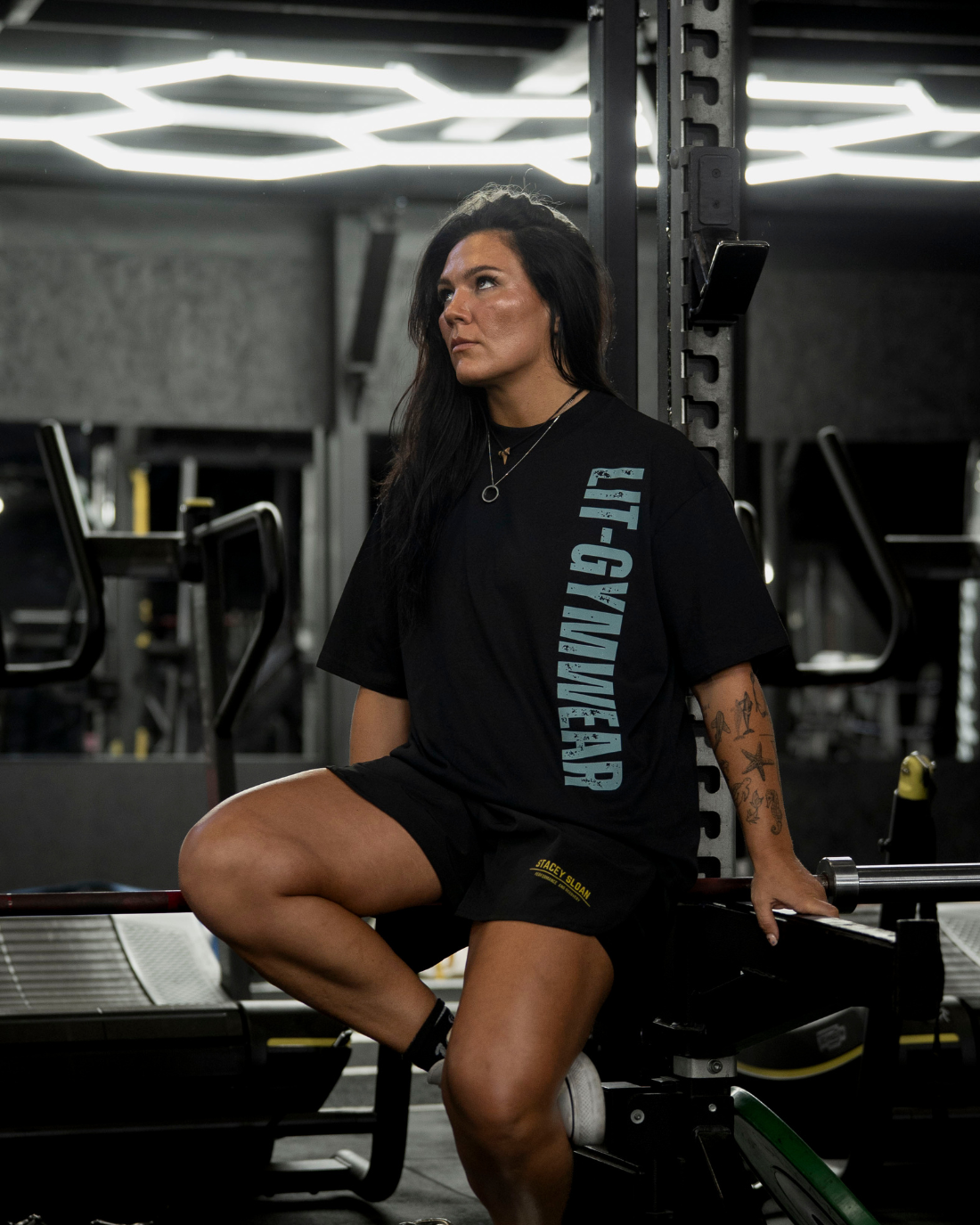 Deep Black Oversize Tee