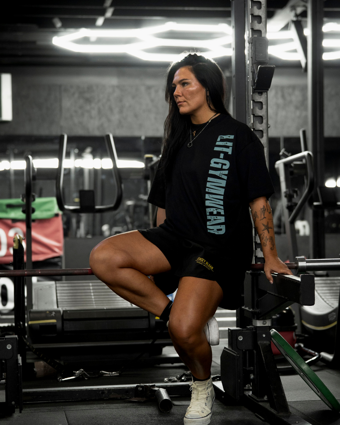 Deep Black Oversize Tee