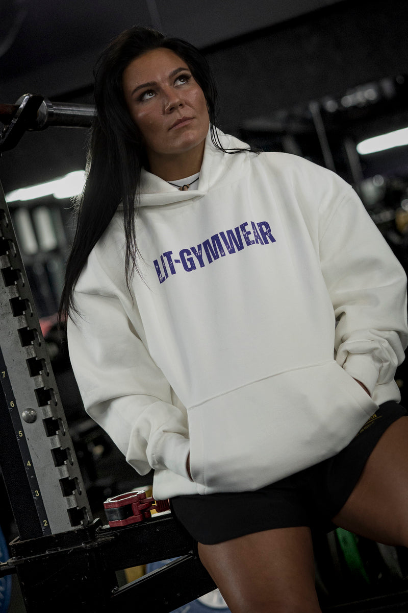 Frost White / Violet Hoodie