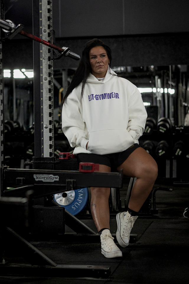 Frost White / Violet Hoodie